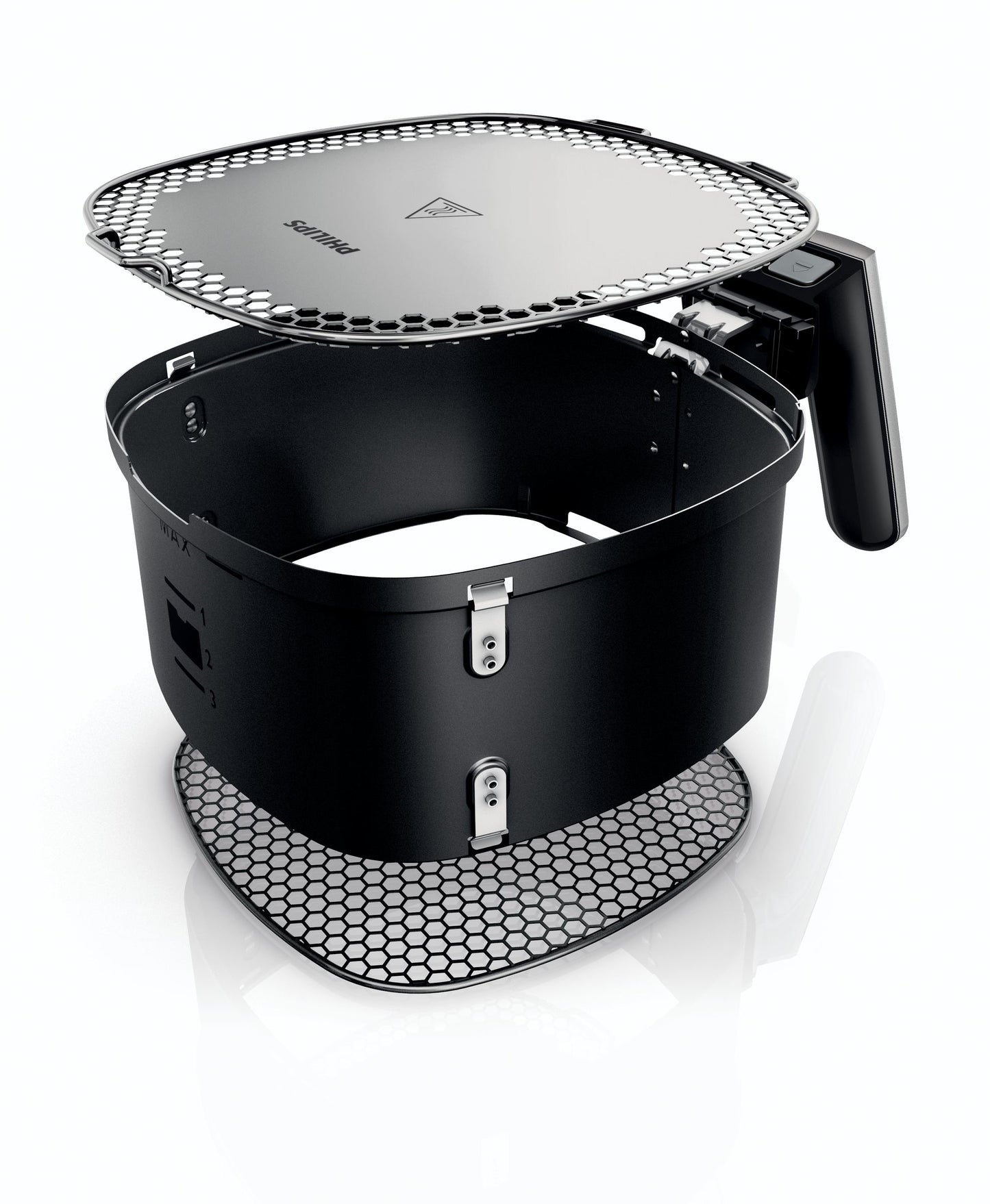 Philips Viva Collection HD9980/25 accessoire de friteuse Noir, Argent